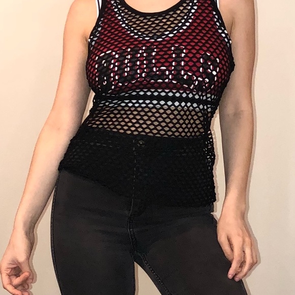 Tops - Black see thru top